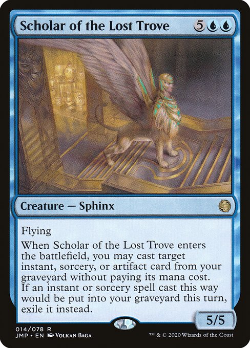 Jumpstart - 14 - Scholar of the Lost Trove - Rare - U - Non-foil