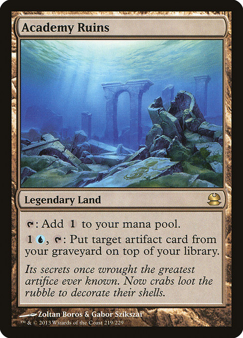 Modern Masters - 219 - Academy Ruins - Rare - C - Non-foil