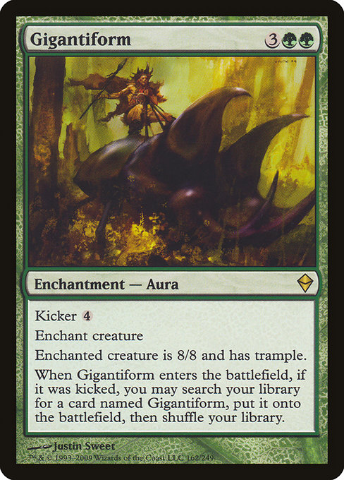 Zendikar - 162 - Gigantiform - Rare - G - Non-foil
