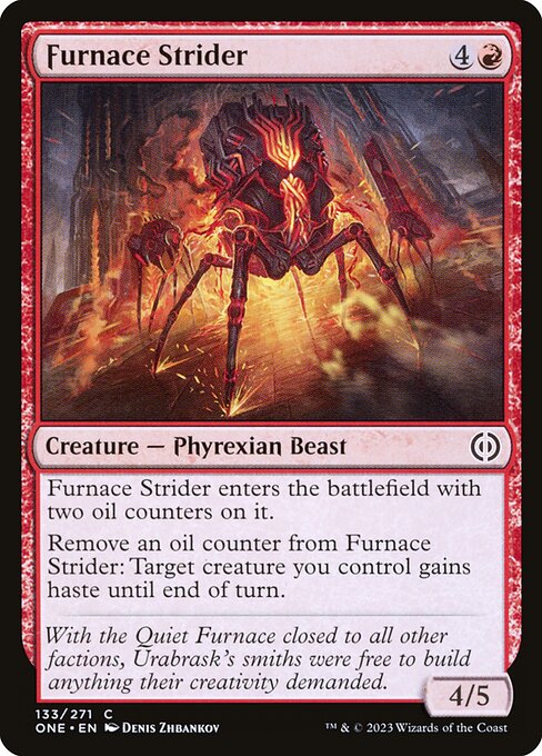 Phyrexia: All Will Be One - 133 - Furnace Strider - Common - R - Non-foil