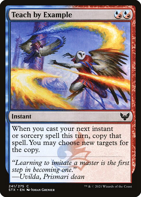 Strixhaven: School of Mages - 241 - Teach by Example - Common - UR - Non-foil