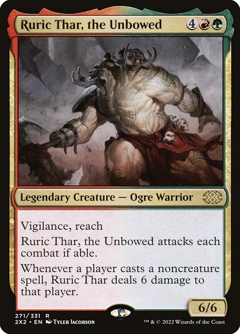 Double Masters 2022 - 271 - Ruric Thar, the Unbowed - Rare - RG - Non-foil