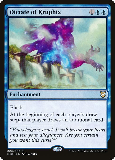 Commander 2018 - 86 - Dictate of Kruphix - Rare - U - Non-foil