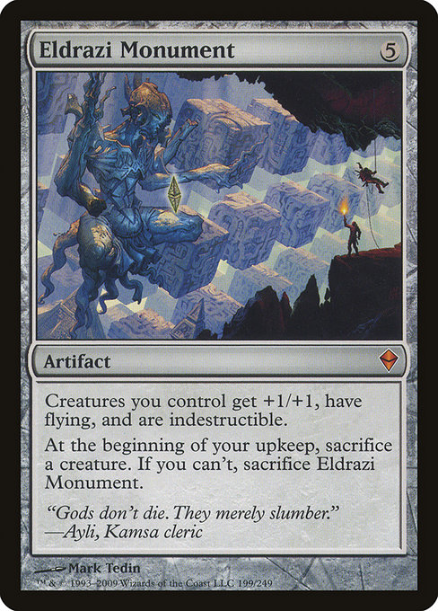 Zendikar - 199 - Eldrazi Monument - Mythic - C - Non-foil