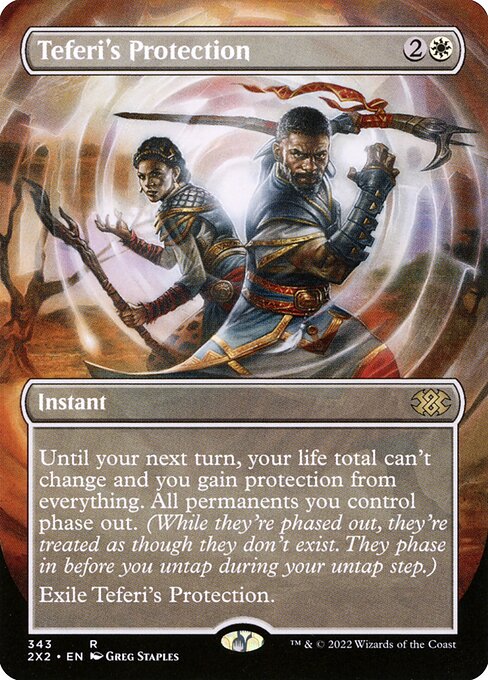 Double Masters 2022 - 343 - Teferi's Protection - Rare - W - Non-foil