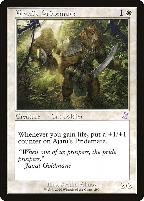 Time Spiral Remastered - 290 - Ajani's Pridemate - Special - W - Non-foil