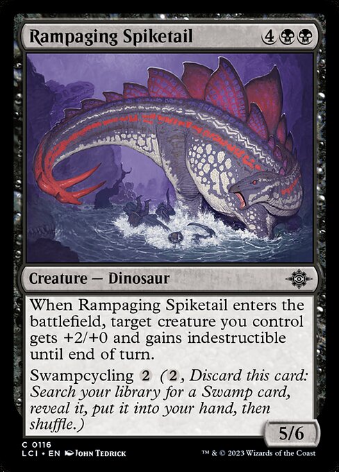 The Lost Caverns of Ixalan - 116 - Rampaging Spiketail - Common - B - Non-foil