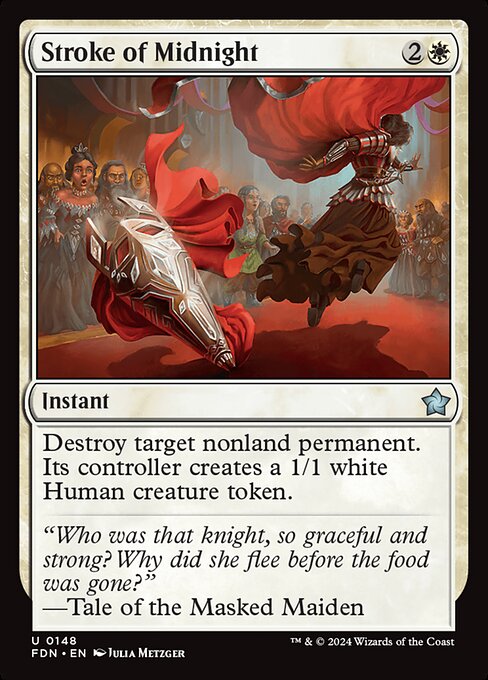 Foundations - 148 - Stroke of Midnight - Uncommon - W - Foil