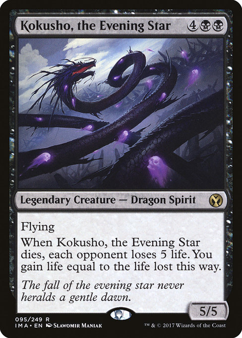 Iconic Masters - 95 - Kokusho, the Evening Star - Rare - B - Non-foil