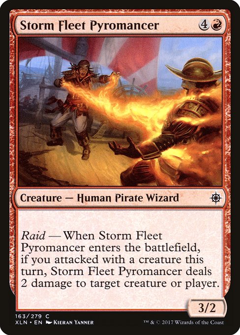 Ixalan - 163 - Storm Fleet Pyromancer - Common - R - Non-foil