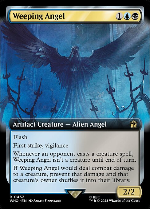 Doctor Who - 453 - Weeping Angel - Rare - UB - Foil