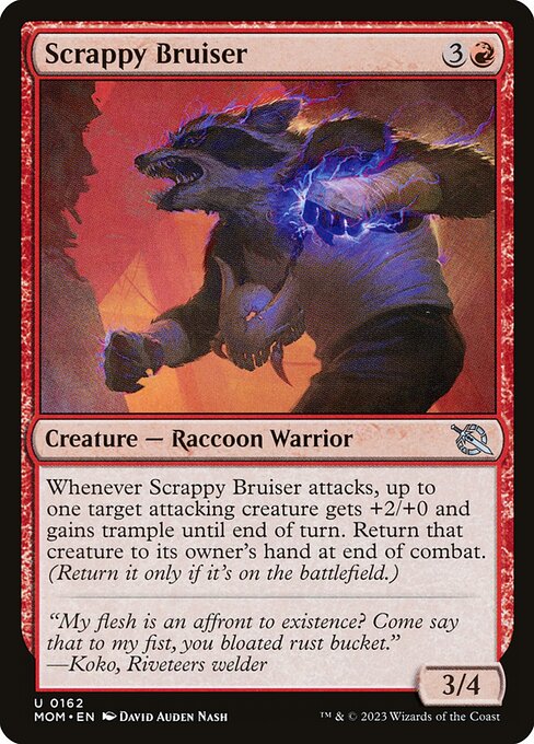 March of the Machine - 162 - Scrappy Bruiser - Uncommon - R - Non-foil