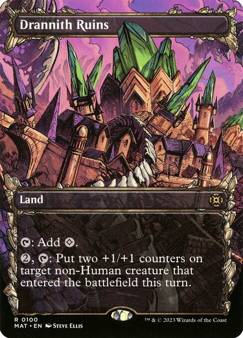 March of the Machine: The Aftermath - 100 - Drannith Ruins - Rare - C - Foil