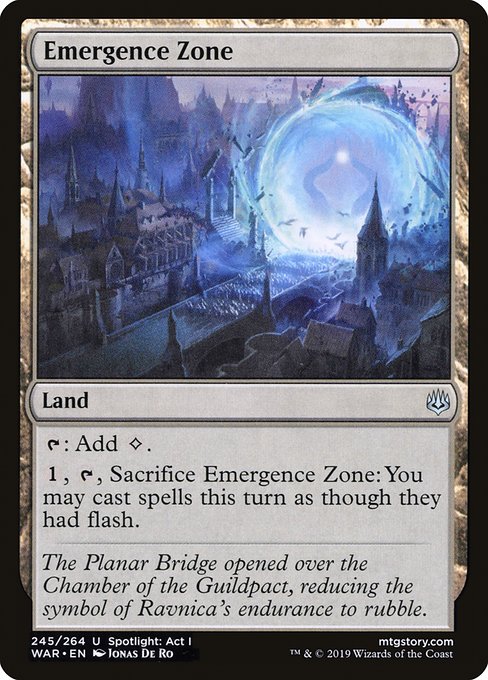 War of the Spark - 245 - Emergence Zone - Uncommon - C - Non-foil