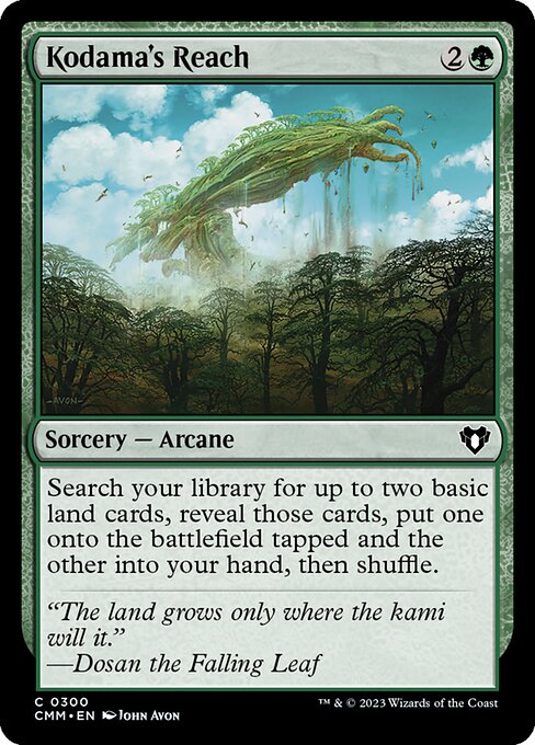 Commander Masters - 300 - Kodama's Reach - Common - G - Non-foil