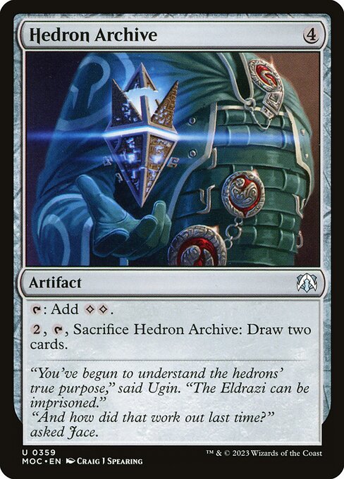 March of the Machine Commander - 359 - Hedron Archive - Uncommon - C - Non-foil