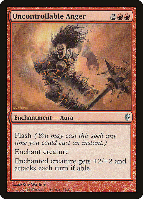 Conspiracy - 155 - Uncontrollable Anger - Uncommon - R - Non-foil
