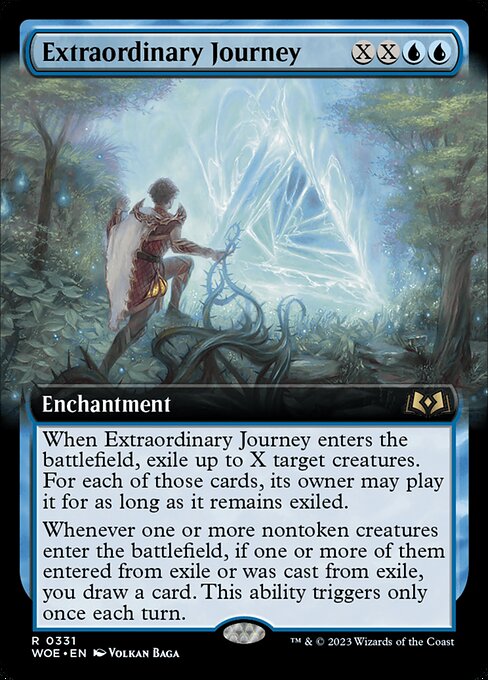 Wilds of Eldraine - 331 - Extraordinary Journey - Rare - U - Foil