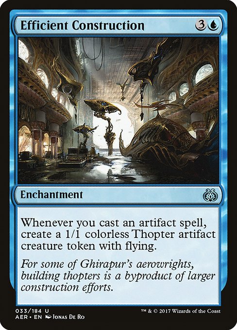 Aether Revolt - 33 - Efficient Construction - Uncommon - U - Non-foil