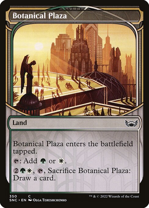 Streets of New Capenna - 350 - Botanical Plaza - Common - C - Non-foil