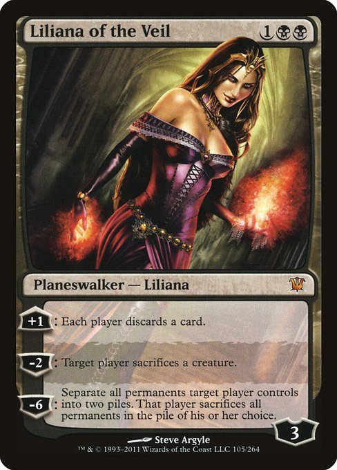 Innistrad - 105 - Liliana of the Veil - Mythic - B - Non-foil