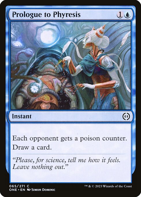Phyrexia: All Will Be One - 65 - Prologue to Phyresis - Common - U - Non-foil