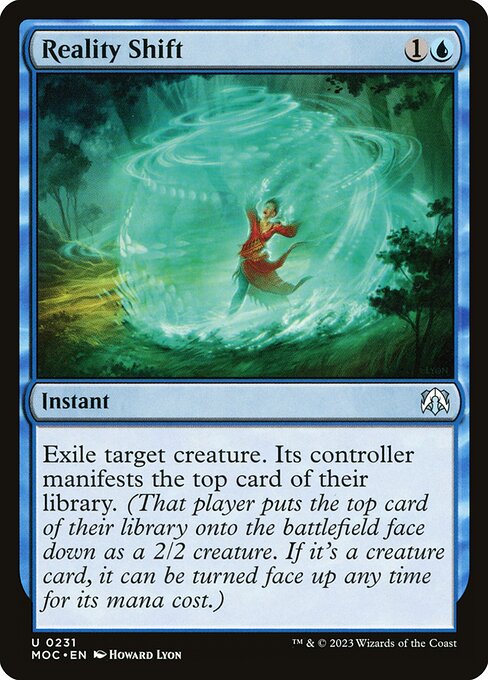 March of the Machine Commander - 231 - Reality Shift - Uncommon - U - Non-foil