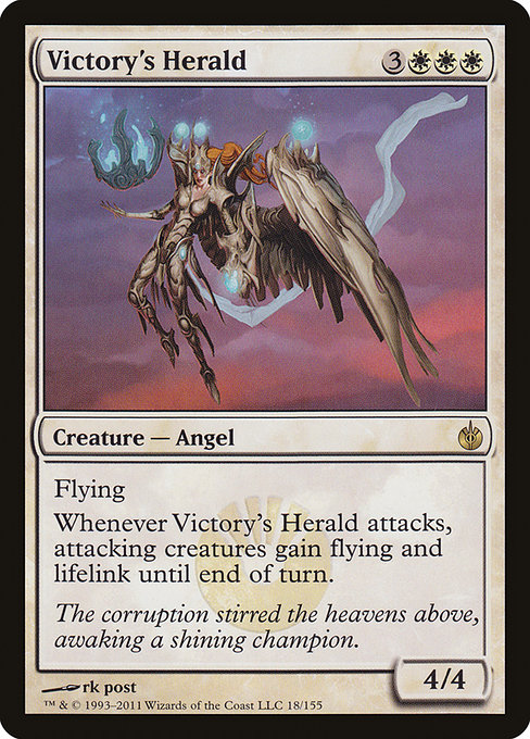 Mirrodin Besieged - 18 - Victory's Herald - Rare - W - Non-foil