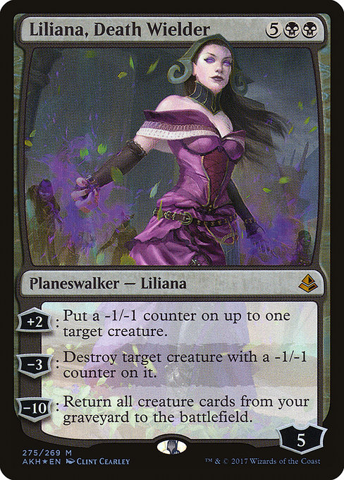 Amonkhet - 275 - Liliana, Death Wielder - Mythic - B - Foil