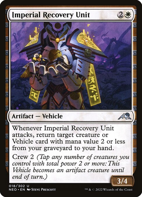 Kamigawa: Neon Dynasty - 18 - Imperial Recovery Unit - Uncommon - W - Non-foil