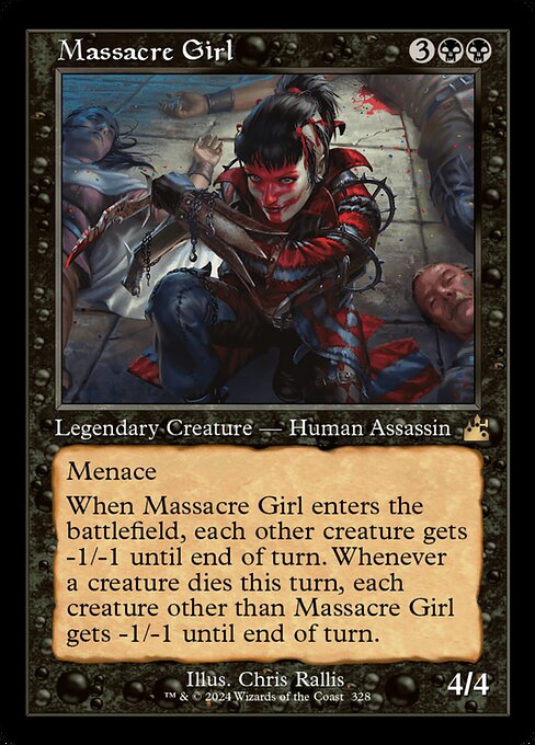 Ravnica Remastered - 328 - Massacre Girl - Rare - B - Non-foil
