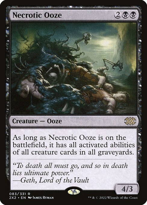 Double Masters 2022 - 83 - Necrotic Ooze - Rare - B - Non-foil
