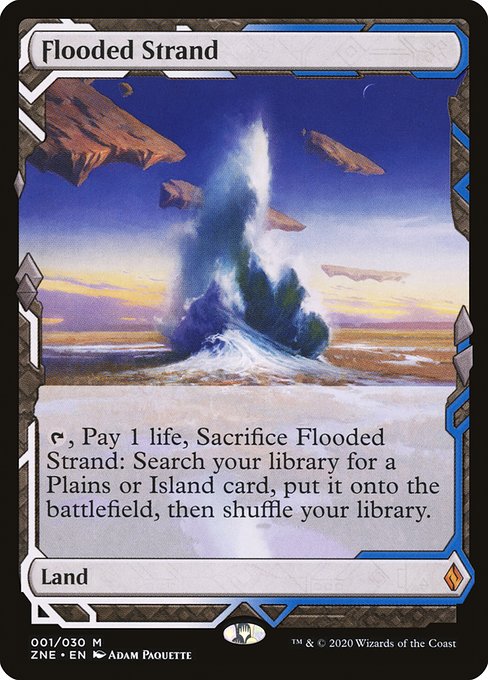 Zendikar Rising Expeditions - 1 - Flooded Strand - Mythic - C - Non-foil