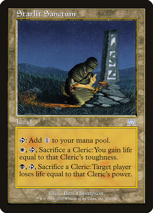 Onslaught - 325 - Starlit Sanctum - Uncommon - C - Non-foil