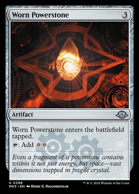 Modern Horizons 3 - 298 - Worn Powerstone - Uncommon - C - Foil