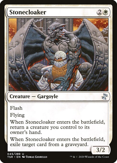 Time Spiral Remastered - 45 - Stonecloaker - Uncommon - W - Non-foil