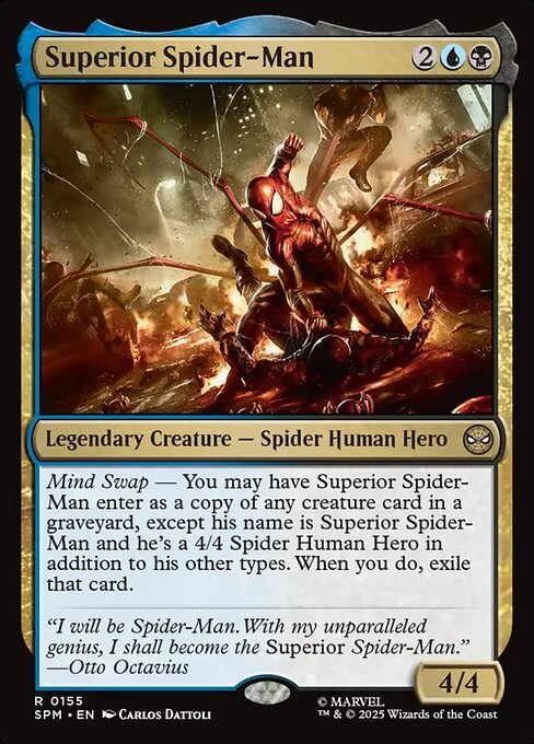 Marvel's Spider-Man - 155 - Superior Spider-Man - Rare - UB - Non-foil