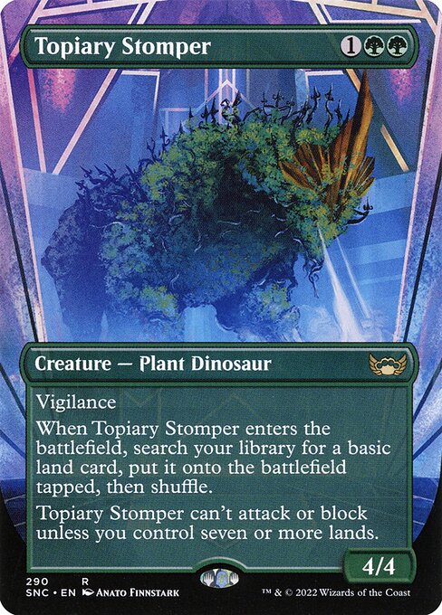 Streets of New Capenna - 290 - Topiary Stomper - Rare - G - Non-foil