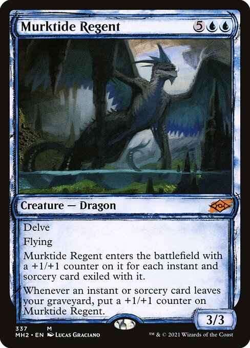 Modern Horizons 2 - 337 - Murktide Regent - Mythic - U - Foil
