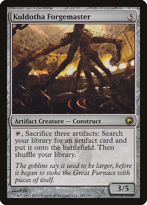 Scars of Mirrodin - 169 - Kuldotha Forgemaster - Rare - C - Non-foil