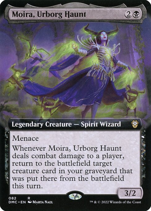 Dominaria United Commander - 82 - Moira, Urborg Haunt - Rare - B - Non-foil