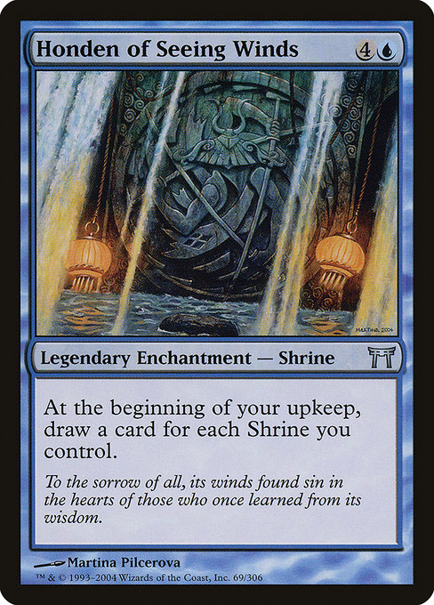 Champions of Kamigawa - 69 - Honden of Seeing Winds - Uncommon - U - Non-foil