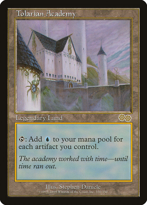 Urza's Saga - 330 - Tolarian Academy - Rare - C - Non-foil (Lightly Played)