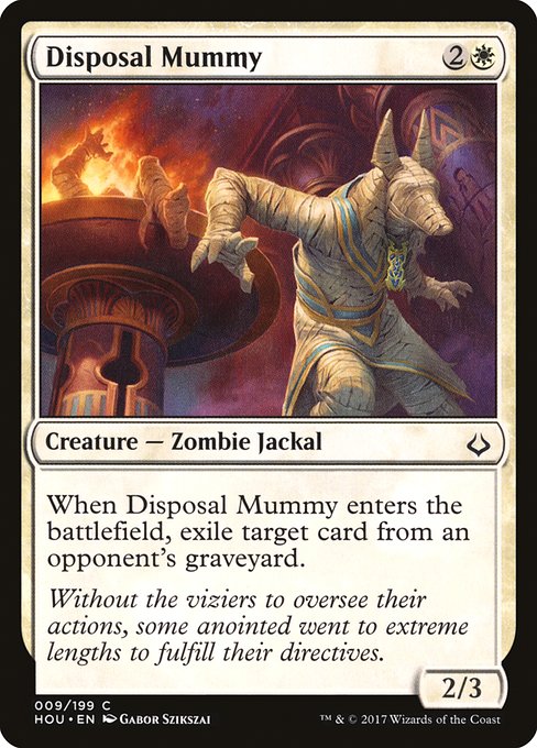 Hour of Devastation - 9 - Disposal Mummy - Common - W - Non-foil