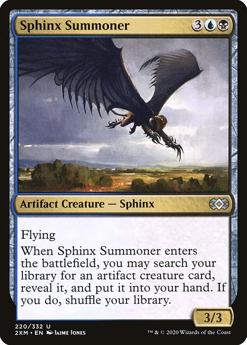 Double Masters - 220 - Sphinx Summoner - Uncommon - UB - Foil