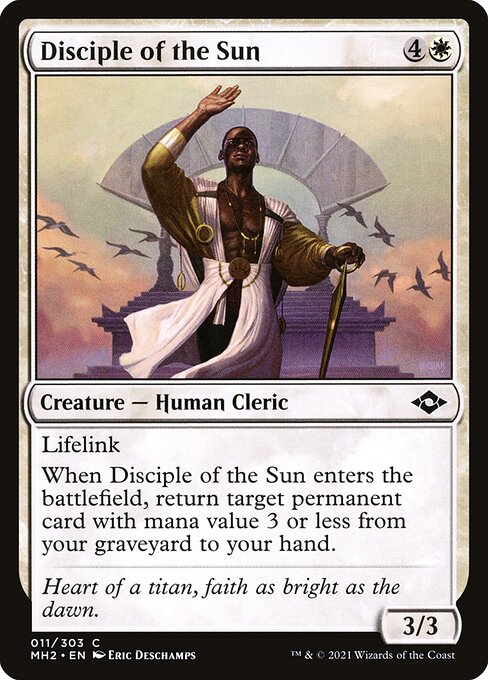 Modern Horizons 2 - 11 - Disciple of the Sun - Common - W - Non-foil