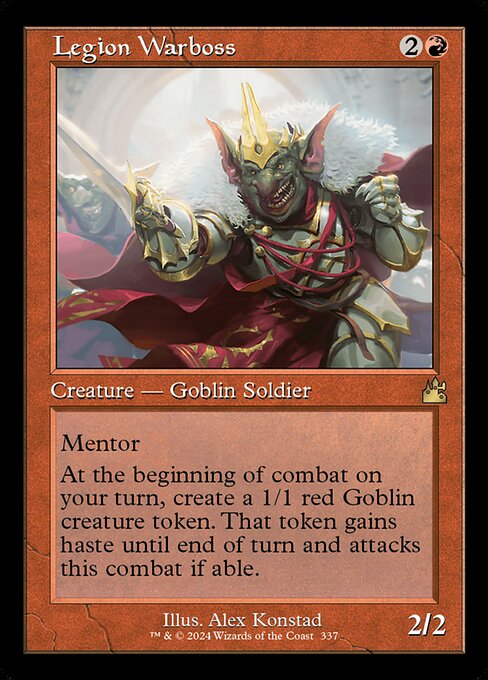 Ravnica Remastered - 337 - Legion Warboss - Rare - R - Foil