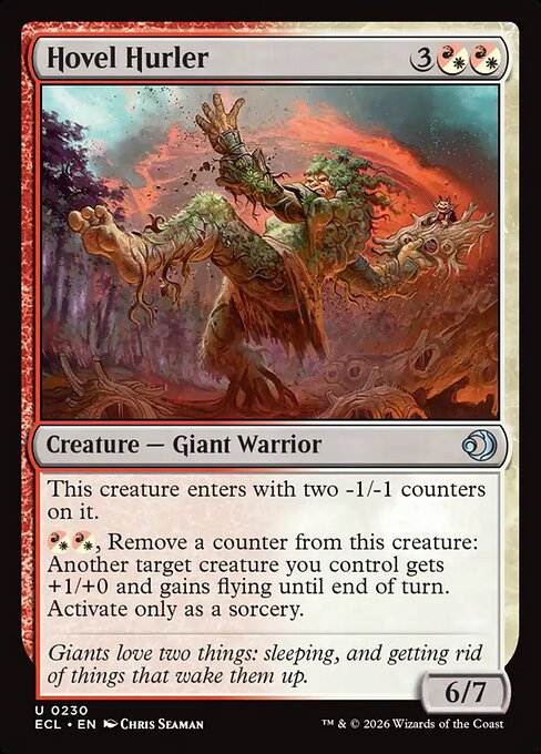 Lorwyn Eclipsed - 230 - Hovel Hurler - Uncommon - WR - Non-foil