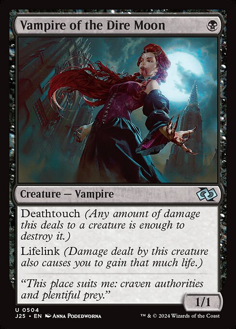 Foundations Jumpstart - 504 - Vampire of the Dire Moon - Uncommon - B - Non-foil