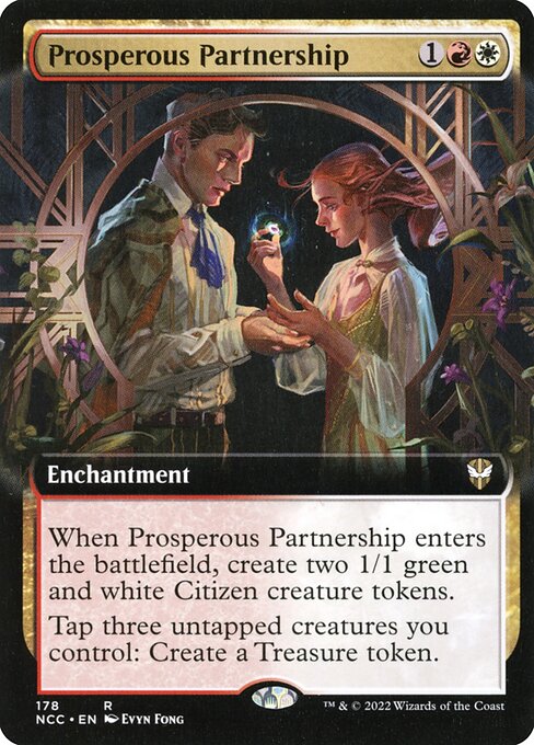 New Capenna Commander - 178 - Prosperous Partnership - Rare - WR - Non-foil